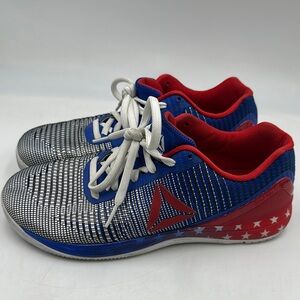 Reebok Womens Nano 7 Weave Crossfit Training Shoes Stars Red White Blue Sz 10